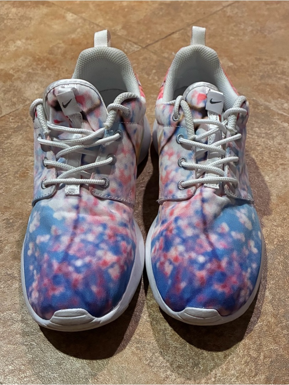 Nike Pastel Blue & Pink Custom Sneakers